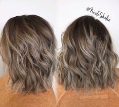 Smudge Root Balayage, Highlights Long Bob, Root Balayage, Smudge Root, Root Smudge, Warm Highlights, Bronde Hair, Shadow Root, Textured Bob