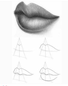 how to draw lips step by step with pictures for beginners and advanced drawing students