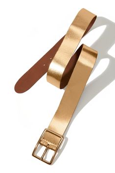 A soft leather belt you'll want in every color, this modern classic style is finished with a polished adjustable buckle closure. Belt Gold, Women's Shoes Accessories, Modern Classic Style, Square Stone, Boston Proper, Black Choker, Classic Gold, Buckle Belt, Stylish Shoes