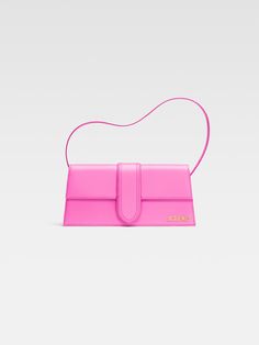 LE BAMBINO LONG Leather Flap Bag With Dust Bag, Designer Flap Bag With Top Carry Handle, Classic Pink Flap Bag With Detachable Strap, Designer Pink Double Flap Shoulder Bag, Pink Designer Double Flap Shoulder Bag, Pink Double Flap Shoulder Bag With Detachable Strap, Pink Leather Double Flap Bag, Classic Pink Flap Bag With Top Handle, Classic Pink Top Handle Flap Bag