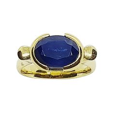 Blue Sapphire 3.38 carats Ring set in 18 Karat Gold Settings Width: 1.2 cm Length: 0.8 cm Ring Size: 52 Total Weight: 6.69 grams "We first opened doors in 1980 when it was then situated in the vicinity of the Victory Monument; a small and modest storefront with a couple of counters. From its humble beginnings to where it stands today, our company has proven its abilities as a jeweler. Since the beginning, we have been supplying fine quality pieces to dealers, wholesalers and customers worldwide. Blue Sapphire Ring, Contemporary Ring, Blue Sapphire Rings, Ring Set, Ring Sets, Blue Sapphire, Sapphire Ring, Monument, Jewelry Rings