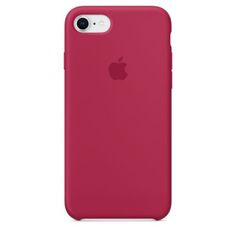 the back of an iphone case in red