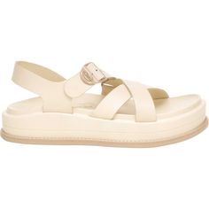 Chaco Townes Midform Sandal - Women's - Footwear Beige Sandals With Tang Buckle For Spring, Beige Double Strap Sandals With Buckle Closure, Synthetic Open Toe Sandals With Tang Buckle, Flat Beach Sandals With Tang Buckle, Flat Tang Buckle Sandals For The Beach, Modern Beige Sandals With Buckle Closure, Flat Sandals With Tang Buckle For Beach, Casual Slingback Sandals With Tang Buckle For Spring, Summer Beach Footbed Sandals With Tang Buckle