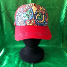 Beautiful Snapback Hat! Red, And Colorful Floral Design Snapback By Sacred Surf Hawaii! Red Mesh In The Back, Red Mesh On The Top & Sides, And Multicolor Floral Front With A Few Sparkly Gems. Adjustable Closure, One Size Fits Most. New, With Tags. Red Beach Cap, Red Summer Hat With Curved Bill, Retro Red Summer Hats, Red Curved Bill Hat For Summer, Red Trucker Hat For Beach, Casual Red Trucker Hat With Curved Bill, Multicolor Summer Festival Trucker Hat, Adjustable Red Baseball Cap For Beach, Adjustable Red Baseball Cap For The Beach