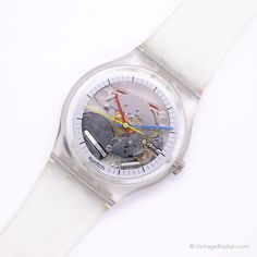 Mint 1985 Swatch GK100 JELLY FISH Watch | ULTRA RARE Original Swatch – Vintage Radar