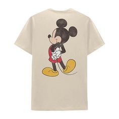 Update your casual wardrobe with this men's Mickey Mouse graphic short-sleeve t-shirt. Made from a soft cotton-jersey for a regular-fit, this crew-neck tee pairs perfectly with anything from jeans to joggers or basketball shorts.Character: Mickey MouseClosure Type: Pullover HeadFit: Regular FitNeckline: Crew NeckSleeve Length: Short SleeveFiber Content: 100% CottonFabric Description: JerseyCare: Tumble Dry, Machine WashCountry of Origin: Imported Mickey Mouse Thanksgiving Shirt, Mickey Mouse Outfit, Disney World Outfits, Mickey Mouse Shirts, Tops Graphic, Color Sand, Men's Graphic T Shirt, Large Shirts, Basketball Shorts