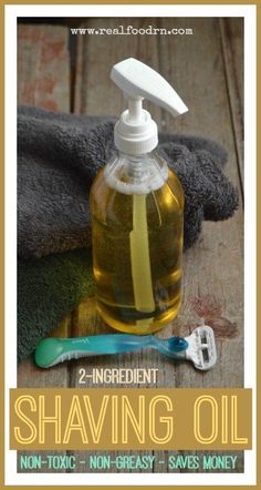 Shaving Oil Diy, Mens Shaving Cream, Men Shaving, Natural Beauty Diy, Shaving Oil, Body Care Products, Young Living Oils, 2 Ingredient