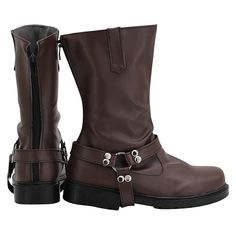 Twisted Wonderland Ruggie Bucchi Boots Halloween Costume Prop Cosplay Shoes Material：PU Leather Package included:Shoes Boots Halloween Costume, Twisted Wonderland Ruggie, Halloween Costume Props, Cosplay Shoes, Twisted Wonderland, Biker Boot, Riding Boots, Halloween Costume, Pu Leather