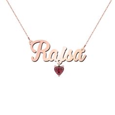 Jwln0300?dim=256&pref view=np Cheap Personalized Red Necklaces, The Font, Name Necklace, Cable Chain, Or Rose, Your Name, Natural Diamonds, Silver Necklace, Gold Necklace