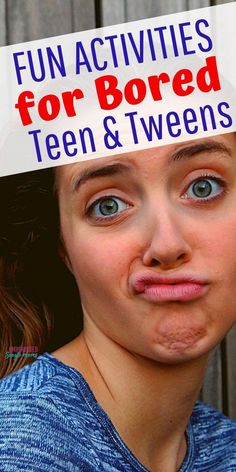 Boredom busters for teenagers. These awesome activities will give your teen things to do alone or with a group of friends. Get tips to help your teens make a bucket list to keep them busy winter, summer, spring, and fall. #teenagers, #boredombusters, Teen Bored Ideas, Teenage Summer Activities, Fun Activities To Do When Bored, Things To Do When Bored With Family, Teen Boy Summer Activities, Fun Things To Do With Teenage Daughter, Kids Boredom Activities, Keeping Teens Busy During Summer, Teenage Activities Ideas