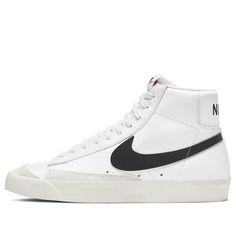 Retro White High-top Sneakers For Streetwear, Vintage White Sneakers For Streetwear, Classic High-top Sneakers For Streetwear With Perforations, Classic High-top Sneakers With Perforations For Streetwear, Classic Nike High-top Sneakers For Streetwear, White High-top Throwback Sneakers, White Throwback High-top Sneakers For Streetwear, Throwback White High-top Sneakers, White Throwback Sneakers With Gum Sole