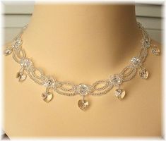 Bridal Jewellery Design, Special Occasion Jewelry, Bridal Necklace, Jewelry Patterns, Jewelry Projects, Elegant Jewelry