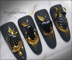 40 Latest Winter Nail Designs To Try In New Years Nails Trends 2024 | Valentines Gift Nail Art Fruit, Nails Polish Designs, Beige Nails Design, 3d Nail Art Designs, Quick Nail Art, Diamond Nail Art, New Years Nails, Queen Nails