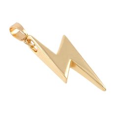 Find the Gold Lightning Bolt Pendant by Bead Landing™ at Michaels. This lightning bolt pendant is perfect for lending your DIY accessory a unique touch. This lightning bolt pendant is perfect for lending your DIY accessory a unique touch. Show off the finished project with a stylish outfit to complete your ensemble. Details: Gold 38mm x 13mm Nickel Free Zinc alloy and brass | Gold Lightning Bolt Pendant by Bead Landing™ | 38mm x 13mm | Michaels® Gold Lightning, Bead Landing, Michael Art, Gold Link Bracelet, Diy Accessory, Gold Link, Jewelry Making Charms, Stylish Outfit, Brass Gold