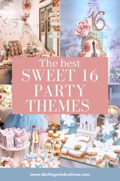 the best sweet 16 party themes