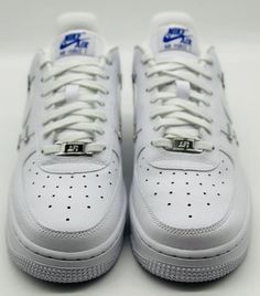 NEW Nike Air Force 1 '07 LX White Hyper Royal Black CT1990-100 Women’s Size 9 | eBay Sporty Nike Air Force 1 With Laces For Streetwear, Sporty Nike Air Force 1 For Streetwear, Nike Air Force 1 With Laces For Streetwear, Sporty Nike Air Force 1 High-top With Laces, Nike Streetwear Custom Sneakers, Nike Custom Sneakers For Streetwear, Sporty Nike Air Force 1 With Laces, Nike Air Force 1 Low-top With Laces, Casual High-top Nike Air Force 1 For Streetwear