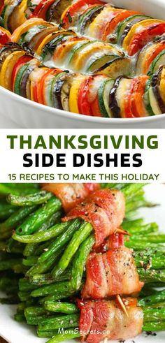 thanksgiving side dishes with green beans and asparagus