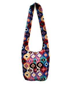 "This Beautiful Multi color Bag This is a convenient very comfortable colorful bag and suitable for everyone. Multi color Cross Body Shoulder Bag Top zipper closure with Internal zipper pocket This bag is 100% cotton Measurements Size (Approx): Length: 15\" Height: 17\" Width: 7\" Strap Drop: 45\" Color : Multi color Please Visit our store: https://www.etsy.com/shop/Avivahandmade Thank You For Watching" Bohemian Multicolor Bucket Bag With Adjustable Strap, Bohemian Multicolor Pouch Beach Bag, Multicolor Hobo Bag For Daily Use, Multicolor Crossbody Hobo Bag For Daily Use, Bohemian Multicolor Bucket Shoulder Bag, Multicolor Tote Bucket Bag For Festivals, Multicolor Bohemian Bucket Bag For Everyday Use, Bohemian Multicolor Bucket Bag For Everyday, Colorful Bohemian Bags For Daily Use