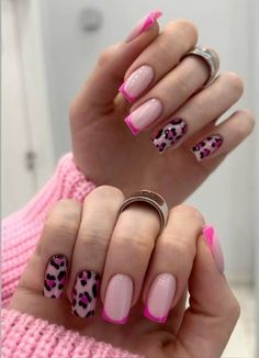 Trendy Short Nails, Carcase Iphone, Nail Shapes Squoval, Colourful Nails, Acrylic Toe Nails, Squoval Nails, Subtle Nails