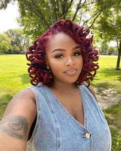 Locs Colors For Women, Plum Locs Black Women, Bob Dreadlocks Black Women, Dark Purple Locs Black Women, Magenta Locs Black Women, Half Up Loc Styles For Women, Burgandy Locs On Black Women, Burgundy Dreads Black Women, Burgundy Microlocs