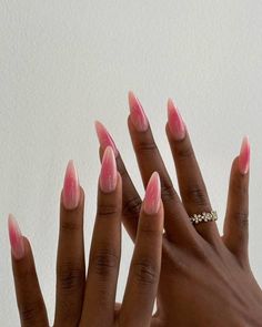 nail inspo Nyc Nails, Airbrush Nails, Broken Nails, Colorful Nail, Colorful Nails, Vacation Nails, Summer Acrylic Nails, Pink Nail