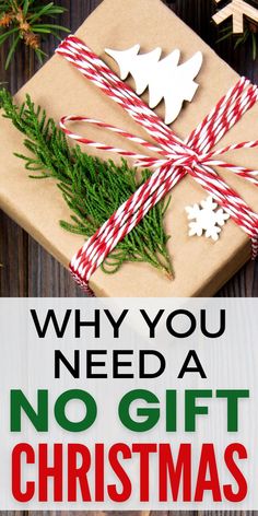 presents wrapped in brown paper and tied up with red and white striped twine on top