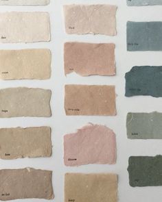 several different shades of paint sitting on top of each other