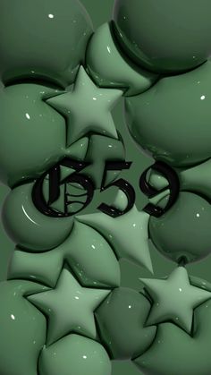 an image of stars and bubbles with the word 50 on it's bottom right corner