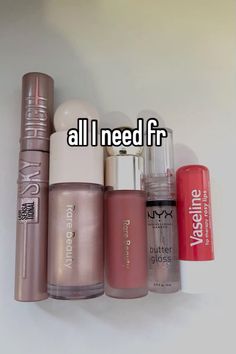 All I Need Makeup, Teen Life Hacks, Skin Care Items, Glow Up Tips, Body Skin Care Routine