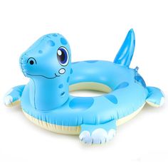 an inflatable swimming ring shaped like a turtle