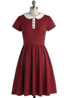 Style Dresses Casual, 50s Style Dresses, 60s Clothes, Modcloth Vintage, 1940s Fashion Dresses, Retro Vintage Dresses, Lady Like