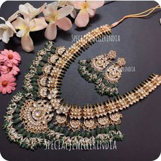 Very beautiful handmade rajwari necklace set which add extra glow in you look. Wedding Temple Jewelry Sets With Gota Work, Temple Jewelry Sets With Gota Work For Wedding, Ceremonial Kundan Necklace, Diwali Bridal Temple Jewelry Necklace With Gota Work, Traditional Kundan Chandbali Necklace With Mirror Work, Ceremonial Kundan Chandbali Jewelry Sets, Kundan Jewelry With Mirror Work For Ceremonial Occasions, Chandbali Kundan Necklace With Stone Work For Ceremonial Occasions, Ceremonial Kundan Necklace With Gota Work