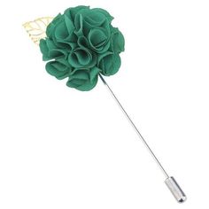 Complete his wedding day look with this petal flower lapel pin. These lapel pins are a budget-friendly alternative to the boutonnière. The floral puff is made from premium fabric and is accented with a gold-tone leaf. It secures to his jacket, vest or suspenders with a metal pin. Specifications Metals Type: Stainless SteelItem Type: BroochesShape\pattern: FlowerModel Number: YM022Gender: UnisexStyle: VintageMaterial: FabricHandmade: YesBrooches Type: Brooch Pins Elegant Green Lapel Pin For Wedding, Elegant Green Wedding Lapel Pin, Flower Lapel, Flower Lapel Pin, Men Fabric, Petal Flower, Elements Of Style, Jacket Vest, Fabric Flower