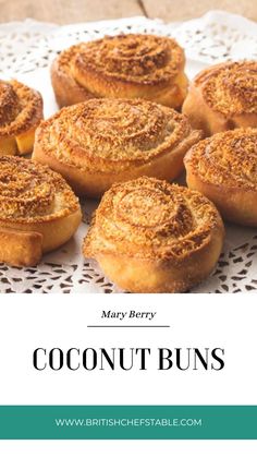 Mary Berry Coconut Buns Milk Buns, Milk Bun