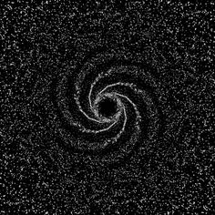 an abstract black and white spiral design with stars in the background stock photo - 1387892