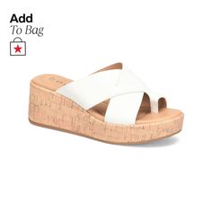 in stock Comfortable White Wedge Sandals With Arch Support, Comfortable White Leather Wedge Sandals, White Wedge Sandals With Arch Support, Comfortable White Synthetic Wedge Sandals, White Synthetic Comfortable Wedge Sandals, White Synthetic Wedge Sandals, Comfortable White Wedge Sandals With Cushioned Footbed, White Casual Wedge Sandals With Arch Support, White Synthetic Wedge Sandals With Arch Support