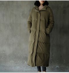 This down coat make with 90% duck down ,very warm in the winter .also could be custom made for any size. This is a winter down jacket fill with down.we design it with a very thick and warm style.this hooded down jacket could keep you very warm in the cold winter.the side pockets is very useful.a unique design women winter coat. Material: 90% duck down ,polyester Style: Casual Package Contents: 1 x down coat Size for the garments: S :Length:120cm Bust:107cm M:Length:120cm Bust:112cm L :Length:120 Solid Down Parka For Winter, Long Duck Down Puffer Jacket For Cold Weather, Winter Long Coat Parka With Duck Down, Long Cotton Winter Outerwear, Solid Duck Down Outerwear For Cold Weather, Long Duck Down Puffer Jacket For Outdoor, Outdoor Long Duck Down Puffer Jacket, Winter Down Parka Long Coat, Casual Long Duck Down Parka