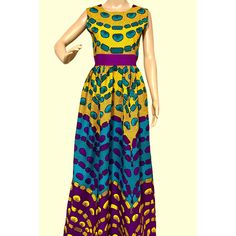 This maxi African print dress is just beautiful and is designed to flatter every woman with its bright and colorful design.  The dress is so classy and comfortable, it can be worn to work, weddings or just to your special events.  *Floor length  *Invisible zipper in the back *2 side pockets *Sewed on belt Handmade with love and care. Maxi Dress African Print, African Print Maxi Dress, Dress African Print, Dashiki Dress, Dress African, African Print Dress, Head And Neck, Colorful Design, Printed Maxi