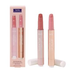 Tarte Tint & Plump Maracuja Juicy Lip Duo - 0.19oz/2ct - Ulta Beauty : Target Tarte Maracuja Juicy Lip Plump, Maracuja Juicy Lip Plump, Tarte Maracuja Juicy Lip, Makeup Bag Essentials, Makeup Needs, Juicy Lips, Lip Glosses, Makeup Items, Lip Plumper