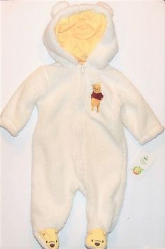 Brand New With Tags Disney Baby  Infant Boy or Girl Snowsuit Winnie the Pooh Hooded  Size 3-6 Months You Will receive one item of your choice  Please Contact Me if you have A issue after receiving the product . before leaving feedback ,I try my best to describe the items properly . Thanks For Looking Check Out My store I Have Lots of Great Items I also Combine Shipping Spend a $100.00 and Get Free Shipping Cute White Hooded Onesie, Cute White Hoodie For Playtime, White Winter Hoodie For Playtime, Cozy Hooded White Onesie, Cozy White Hooded Onesie, Winnie The Pooh Baby Clothes, Auntie Baby, Disney Baby Clothes, Infant Boy