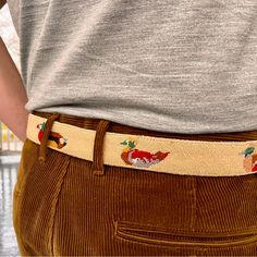 This Is One Of The Coolest Belts I’ve Found, But It’s Just A Little Too Long For Me At Around 42.5” (See Photo). It’s A Cross-Stitched Belt With Freaking Ducks! Look At That One With The Big Plume! Too Long, Vintage Accessories, Ducks, Leather Belt, Vintage Men, Belts, Vintage Jewelry, Look At, Mens Accessories