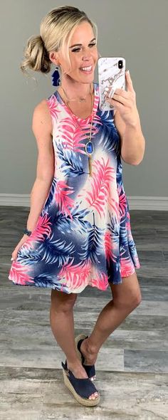 Dreaming of Paradise Dress - privityboutique    #streetstyle #cozy #casualstyle #ootdfashion #style #ootd #springfashion #flannel #blogger #travel #vacationstyle #fashionlover #fashionblogger #springstyle #boutiquefashion #womensfashionoutfit #springoutfit #dress #layeringdress #casualstyle #casualfashion Lily Pulitzer Outfits, Flowy Halter Top, Beach Outfits Women Vacation, Dress Beach Outfit, Cruise Clothes, Paradise Dress, Beachy Dresses, Tropical Fashion, Beach Outfits