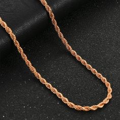 Brand New 18k Rose Gold Men's Braided Rope Chain Necklace Details: Length 28" Width 5mm Genuine 18k Rose Gold Plated Sterling Silver Retail Price $295 Buy With Confidence From A Trusted Seller With A 99%+ Feedback Rating! A0215 (Id-530) Luxury Rose Gold Chain Necklace With Adjustable Chain, Formal Rose Gold Chain Necklace With Adjustable Chain, Rose Gold Snake Chain Jewelry, Rose Gold Link Necklace With Clavicle Chain, Elegant Rose Gold Rope Chain Necklace, Elegant Rose Gold Necklace With Rope Chain, Rose Gold Jewelry With Rope Chain For Gift, Rose Gold Rope Chain Necklace Gift, Luxury Tarnish Resistant Rose Gold Chain Necklace