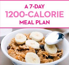 A 7-Day, 1200-Calorie Meal Plan - GoodHousekeeping.com Diet Replacement, 1200 Calorie Diet Plan, 200 Calorie Meals, Slim Down Fast, Breakfast Low Carb, 1200 Calorie, Overnight Oat, Calorie Meal Plan