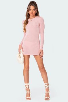 Alaric Open Back Mini Dress – edikted Open Back Mini Dress, Romper Long Sleeve, Short Romper, Open Back Dresses, Dress With Tie, Evening Attire, Flowing Maxi Dress, Glamorous Evening Gowns, Bodycon Mini Dress