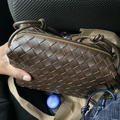 Mini Loop Intrecciato Leather Shoulder Bag Bottega Loop Bag Outfit, Bottega Mini Loop Bag Outfit, Bottega Bag Outfit, Small Bag Outfit, Bottega Cross Body Bag, Bottega Bag, Bottega Veneta Bag, New Bottega, Bottega Veneta Bags