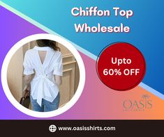 Stock up on chiffon tops wholesale & now get up to 60% Off. Provide your customers with fashionable and flowy tops suitable for any occasion. Elevate your clothing collection with our diverse and discounted chiffon top options. Flowy Tops, Chiffon Top, Get Up