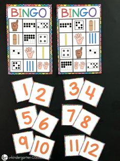 the printable numbers and counting game for kids to practice their number recognition skills with