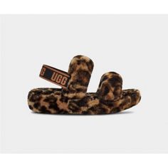 Cool And Cozy Panther Print. Ideal Indoors And Outdoors. Shades Of Brown And Black Never Worn Fluff Yeah Slide, Panther Print, Ugg Slippers Women, Clogs Style, Sheepskin Slippers, Blue Knit Sweater, Soft Slippers, Fake Friends, Buy Shoes Online