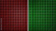 two different colored lines are shown in the same color and black, green, red